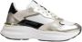 Crime London Textiel Accenten Leren Sneaker Dames Collectie Multicolor Dames - Thumbnail 1