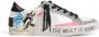 Crime London Textiel Accenten Leren Sneaker Dames Collectie White Dames - Thumbnail 7