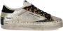 Crime London Versleten Platform Sneaker met Dierenprint - Thumbnail 1