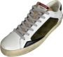 Crime London Verweerde Heren Sneaker Wit Bruin White Heren - Thumbnail 1