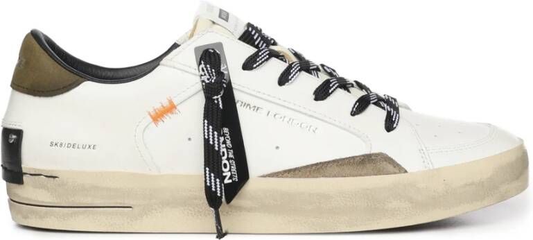Crime London Vintage Olive Sneakers