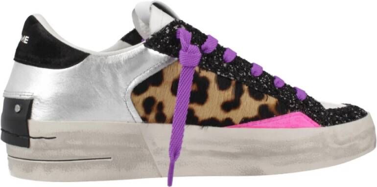 Crime London SK8 DELUXE WEDGE Dierlijke Dr