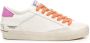 Crime London Wit Fuchsia Leren Sneakers - Thumbnail 1