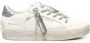 Crime London Witte Glitter Sneakers Veters Rubberen Zool - Thumbnail 1
