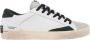 Crime London Witte leren en suède sneakers - Thumbnail 1