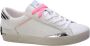 Crime London Witte Leren Lage Sneakers - Thumbnail 1