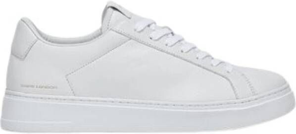 Crime London Witte leren sneakers gemaakt in Italië White Heren
