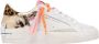 Crime London Witte leren sneakers met platinacrackle lamina - Thumbnail 1