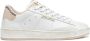 Crime London Witte leren sneakers met suède details - Thumbnail 1