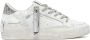 Crime London Witte leren sneakers met vintage zool - Thumbnail 1