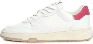 Crime London Witte Leren Sneakers Wit Dames