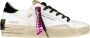 Crime London Witte Sleehak Sneakers - Thumbnail 1