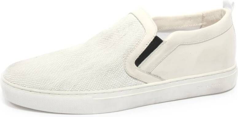 Crime London Witte Slip-On Schoen