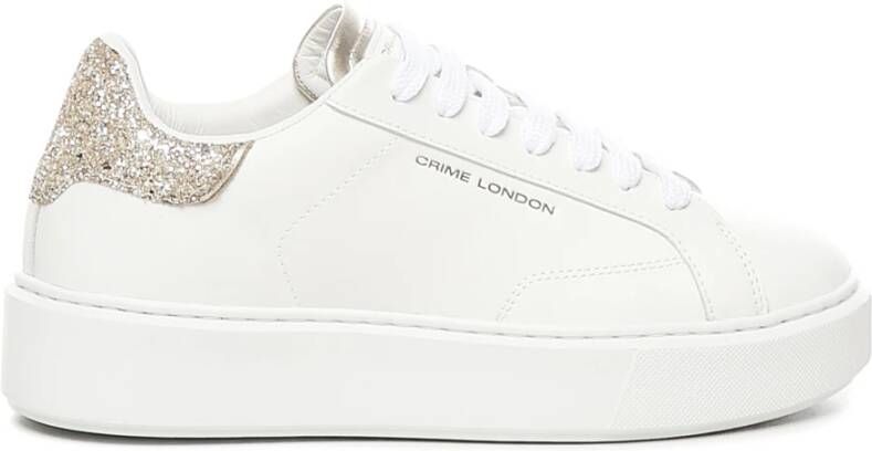 Crime London Witte Sneakers NEW Extralight