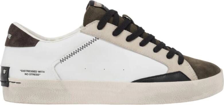 Crime London Witte Sneakers voor een stijlvolle look