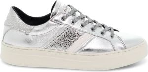 Crime London Zilveren Bedrukte Sneakers voor Vrouwen Grijs Dames