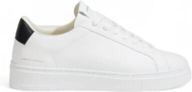 Crime London Witte Leren Sneakers met Ronde Neus en Logo Patch White Heren - Foto 7