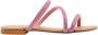 Cristian Daniel Stijlvolle Zomer Slippers Pink Dames - Thumbnail 2