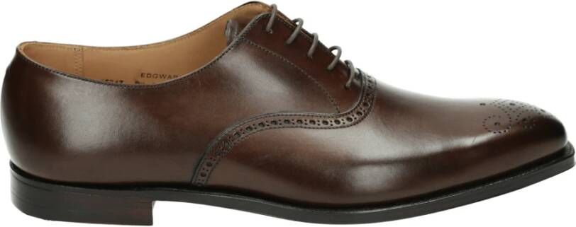 Crockett & Jones EDGWARE Volwassenen Heren veterschoen Kleur: Bruin