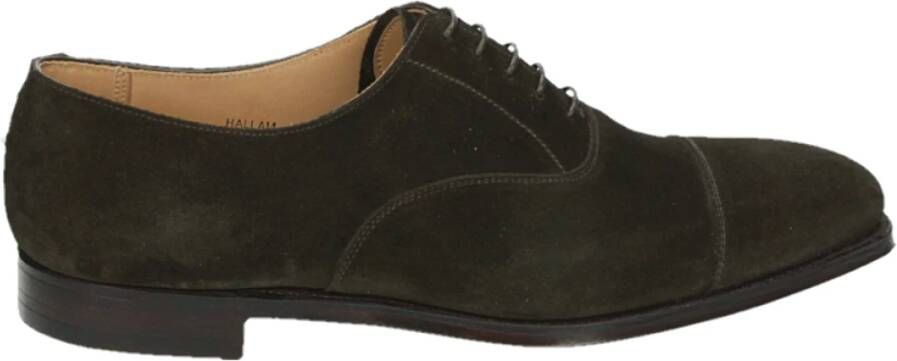 Crockett & Jones HALLAM Volwassenen Heren veterschoen Kleur: Bruin