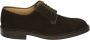 Crockett & Jones Bruine Suède Businessschoenen Lanark 3 - Thumbnail 1