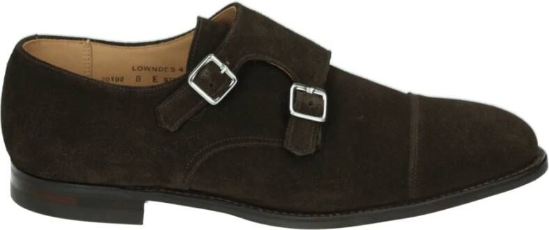Crockett & Jones Bruine Suède Businessschoenen Lowndes 4