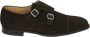 Crockett & Jones Bruine Suède Businessschoenen Lowndes 4 - Thumbnail 1