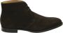 Crockett & Jones Bruine Suède Casual Midden Schoenen - Thumbnail 1