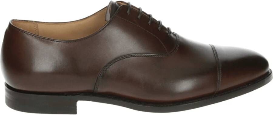 Crockett & Jones Bruine Zakelijke Lage Leren Schoenen