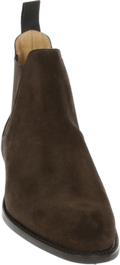 Crockett & Jones Bruine Suède Casual Chelsea Schoenen