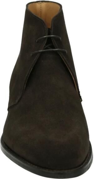 Crockett & Jones Bruine Suède Casual Midden Schoenen