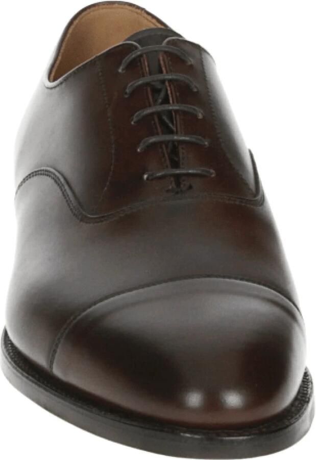 Crockett & Jones Bruine Zakelijke Lage Leren Schoenen