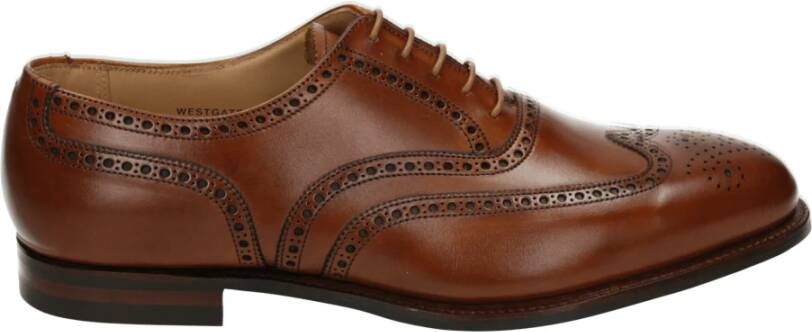 Crockett & Jones WESTGATE 2 Volwassenen Heren veterschoen Kleur: Cognac