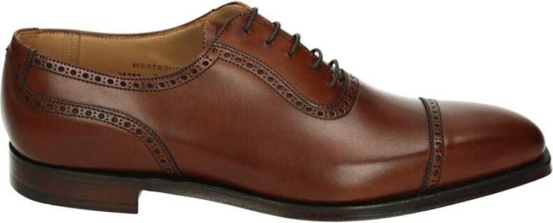 Crockett & Jones WESTBOURNE Volwassenen Heren veterschoenNette herenschoenen Kleur: Cognac