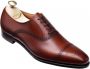 Crockett & Jones Kastanje Leren Schoenen Brown Heren - Thumbnail 1