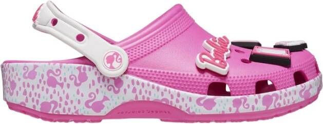Crocs Barbie Classic Lage Sandalen Pink Dames