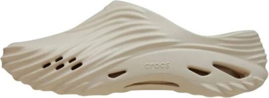 Crocs Beige Golf Slide Sandalen