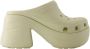 Crocs Beige Siren Chain Slides Instappers Synthetisch Beige Dames - Thumbnail 4