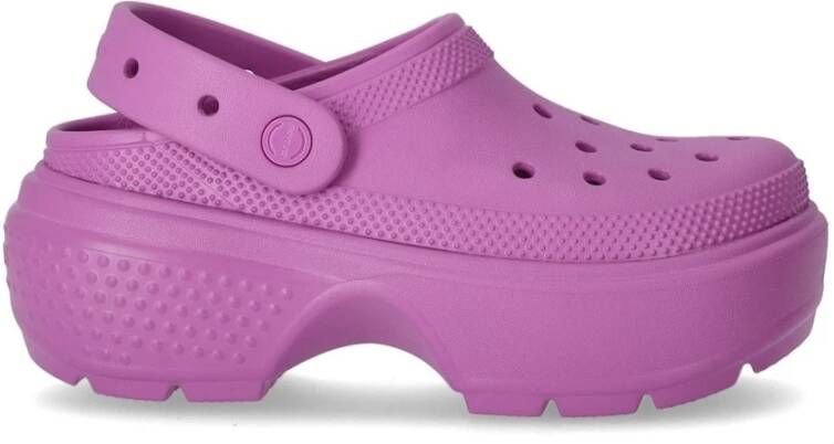 Crocs Bubble Stomp Klomp Pink Dames