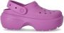 Crocs Bubble Stomp Klomp Pink Dames - Thumbnail 1