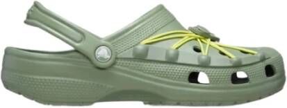 Crocs Classic Heren Slippers en Sandalen Groen Maat: 45-46 Rubber Foot Locker