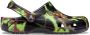Crocs Classic Spray Camo Klompen Groen Zwart - Thumbnail 2