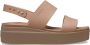 Crocs Sleehaksandaaltjes Brooklyn Low Wedge zomerschoen sandaal sleehak met modieuze plateauzool - Thumbnail 8