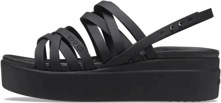 Crocs Brooklyn Dames Sandalen Zwart 45 mm Hak LiteRide Comfort - Foto 5