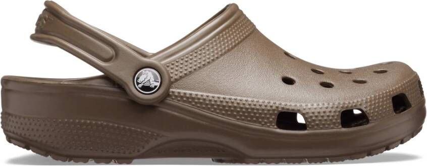 Crocs Classic Slippers en Sandalen Bruin Maat: 43-44 Thermoplastische Foot Locker