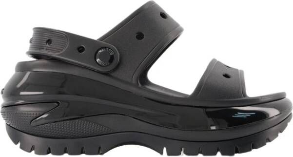 Crocs Zwarte Sandalen Mega Crush Collectie Black Dames