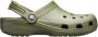 Crocs Classic Slippers en Sandalen Groen Maat: 41-42 Plastic Foot Locker - Thumbnail 1