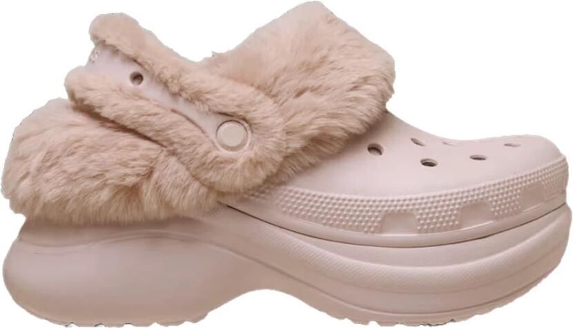 Crocs Bae Gevoerde Klompen Met Slippers Fashion Wear Vrouwen - Foto 2