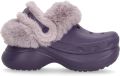 Crocs Bae Gevoerde Klompen Met Slippers Fashion Wear Vrouwen - Paars