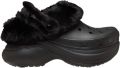 Crocs Bae Gevoerde Klompen Met Slippers Fashion Wear Vrouwen - Zwart